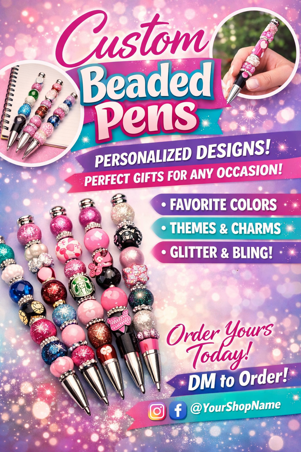 custom pens LIVE CLAIMS