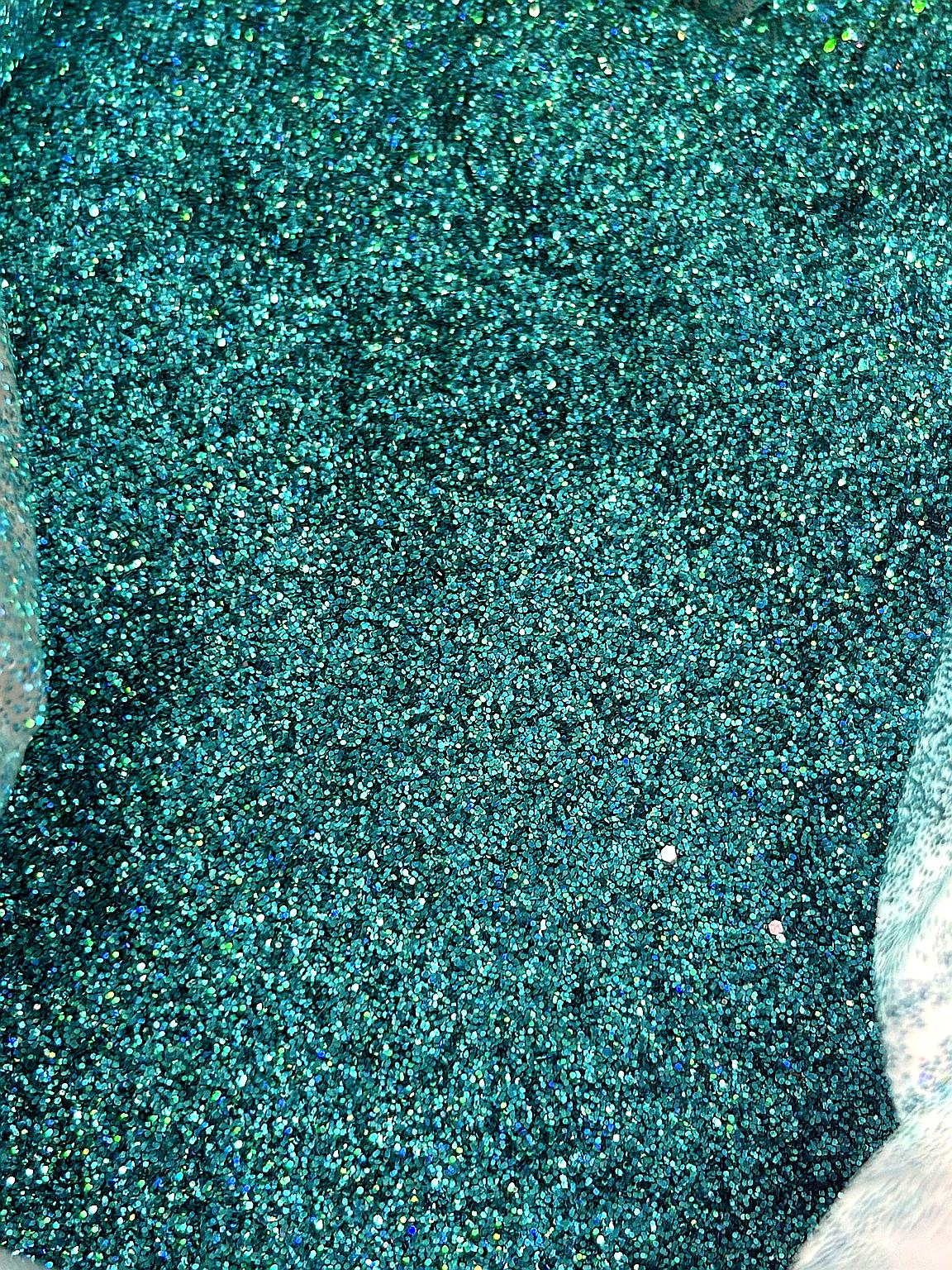 Teal Disco Glitter